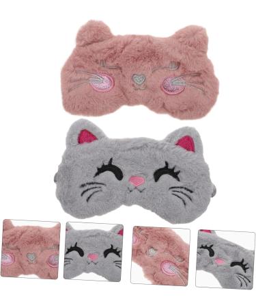 FOMIYES 6 Pcs Kids Sleep Mask Set - Cartoon Blindfolds & Plush Eye Patches for Travel & Sleep - Adorable Bunny & Cat Designs - Buy Online on GoSupps.com