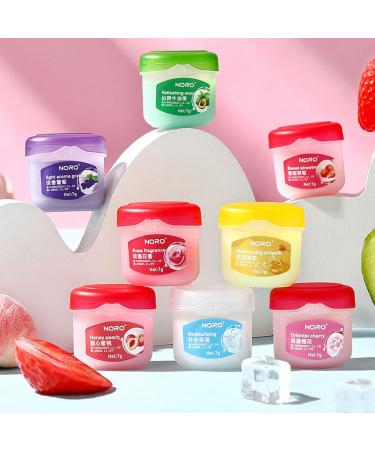 Lip Balm Hydrating Lip Balm Lip Sleeping Mask Lip Moisturizer For Lip Care Lip Mask Overnight Nourishing Cracked Lips Lip Care Products Birthday Gifts Set For Teens 8pcs