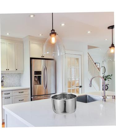 Zerodeko 3pcs Rice Cooker Liner Revere Ware Pots and Pans Power Cooker Parts Interior Rice Maker Cooker Replacement Supply Rice Cooking Pan Stockpot Electric Pressure Cooker Stainless Steel 18.5X18.5X10.8CMx3pcs Silverx3pcs - Buy Online on GoSupps.com