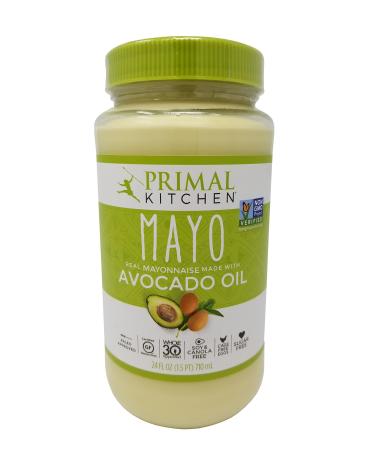 Primal Kitchen Mayo Real Mayonnaise made with Avocado Oil 24 FL OZ Mayonnaise 24 Fl Oz (Pack of 1)
