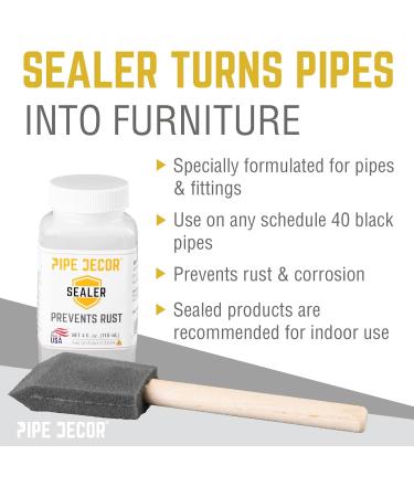 PIPE D COR Degreaser Kit - Clean & Protect Your Projects | 16 oz Degreaser 4 oz Sealer Rag & Brush Included - Buy Online on GoSupps.com