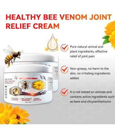 Buy Landrain 2pcs Bee Venom Ointment - Soothing Relief for Arms Waist Hips Feet & Legs | Best Bee Cream for Pain Relief - International Shipping Available - Buy Online on GoSupps.com