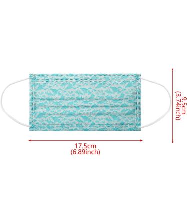 Buy Amyglin 50PC Disposable 3-Layer Mouth-Nose Protection Bandana with Butterfly Motif Breathable & Multifunctional Cloth Neck Gaiter for Adults - Buy Online on GoSupps.com