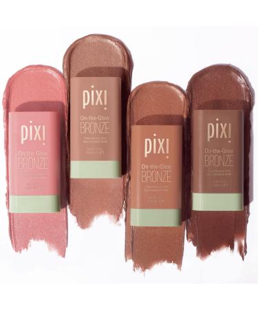 Pixi On-the-Glow Bronze - Hydrating Tinted Moisture Bronzer Stick with Ginseng & Aloe Vera for Cheeks & Lips - Paraben-Free | 19g - International Shipping Available - Buy Online on GoSupps.com