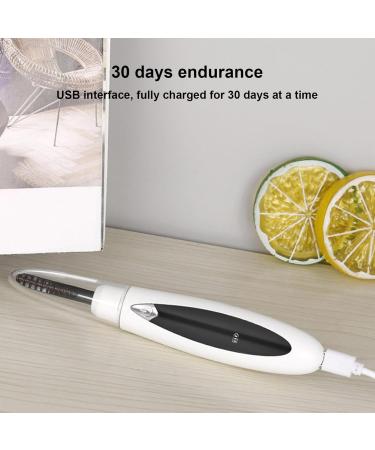 Rechargeable Eyelash Curler - Safe Electric Lash Curler for Women | Rechargeable Electric Eyelash Curler with LED Display Fast Heating Lash Curlers for Dating Traveling Upgraded Eyelashes-white - Buy Online on GoSupps.com