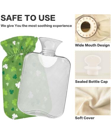 Naanle Clover ST Hot Water Bottle - 1L for Heat & Cold Therapy Bed Warmer Hand & Foot Warmer Pain Relief - Buy Online on GoSupps.com