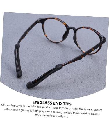 Coolhiya 10 Pairs Silicone Glasses Repair Set - Anti-Slip Ear Holders & Cozy Temple Covers - Protect Your Glasses (5.5x0.8cm) - Buy Online on GoSupps.com