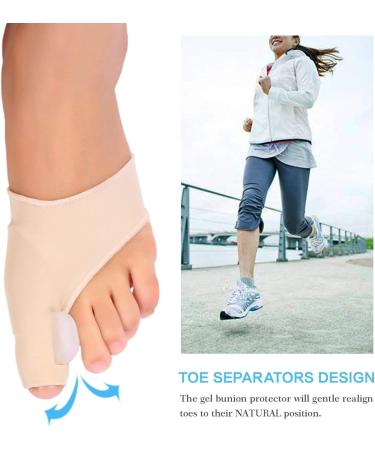Doact Hallux Valgus Toe Spreader & Bunion Corrector - Pain Relief Gel Pad Socks for Hallux Valgus Correction - Buy Online on GoSupps.com