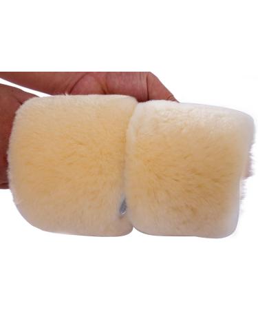 ABUSA Women's Sheepskin Insoles - Premium Wool Fur Fleece Inserts (Size 8) - Cozy & Fluffy 1 Pack - Buy Online on GoSupps.com