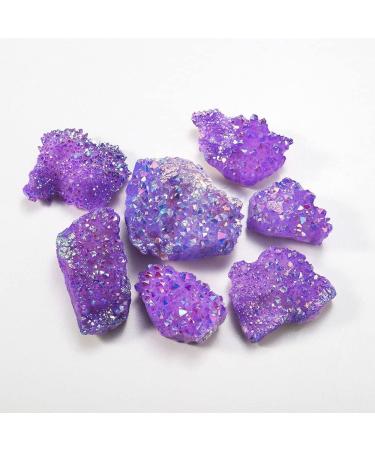 Natural Magic Natural Quartz Electroplated Purple Crystal Cluster Titanium Coating Quartz Cluster Gemstones Home Aquarium Decor ZJGIDTEM (Color : Purple Size : 300g) 300g Purple - Buy Online on GoSupps.com