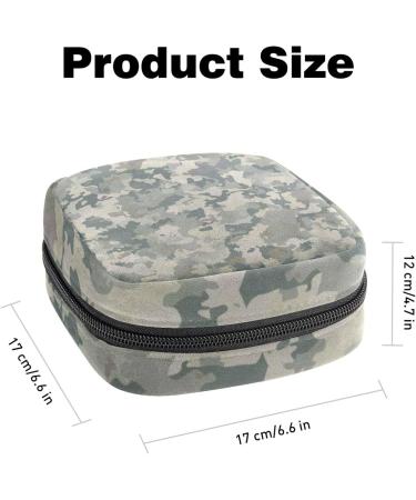 Camouflage Menstrual Cup Pouch & Nursing Pad Holder - Multicolor Sanitary Napkin Storage Bag for Women & Teen Girls - Buy Online on GoSupps.com