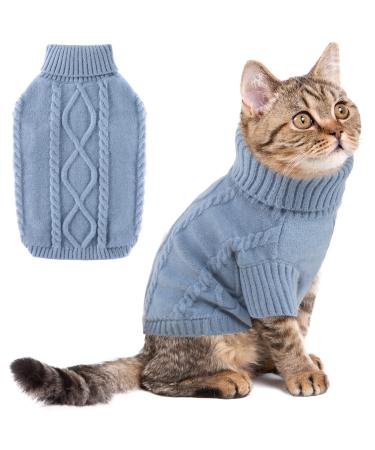 Dog clothes pet sweater for cats dogs dog sweaters Small dogs pet warm sweater soft winter clothing for puppies small dog Hazeblue m m Hazeblau - Buy Online on GoSupps.com