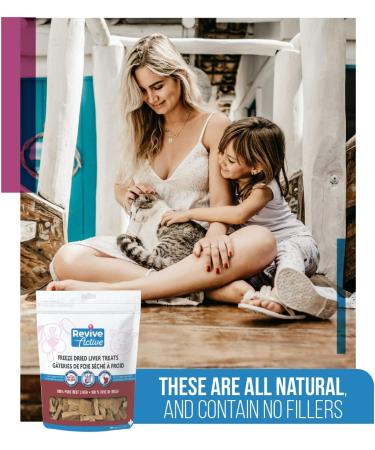 Revive Active Freeze Dried Beef Liver Treats for Dogs and Cats 420gr- Nutritious Pure and All Nutritive Low Calorie Per Treat Great for Training Easy to Break in Pieces 420 g (Pack of 1) - Buy Online on GoSupps.com