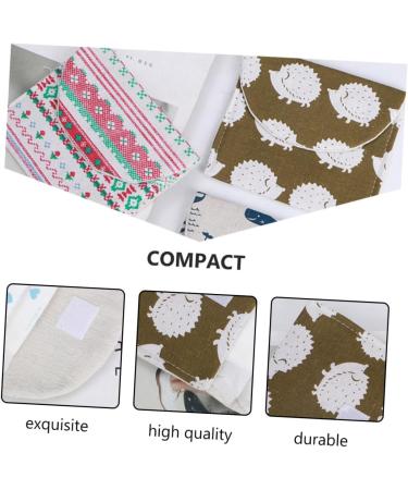 6pcs Healeved Napkin Storage Bag Organizer for Menstrual Pads & Makeup - Cute Purse Pouch - Buy Online on GoSupps.com