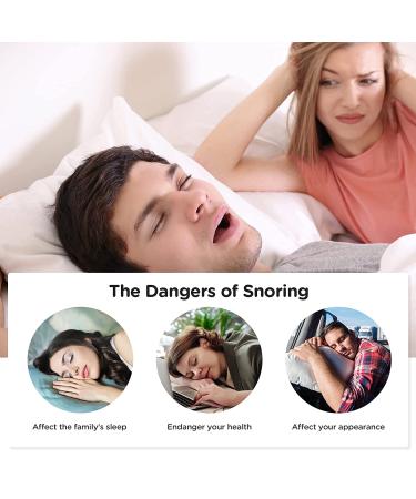 2022 Upgraded Adjustable Electric Anti Snoring Device for Men and Women - Blue - Buy Online on GoSupps.com