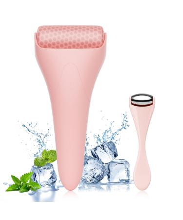 Sigtrenx 2 PCS Ice Roller  Ice Roller for Face & Eye Puffiness Relief (Pink)