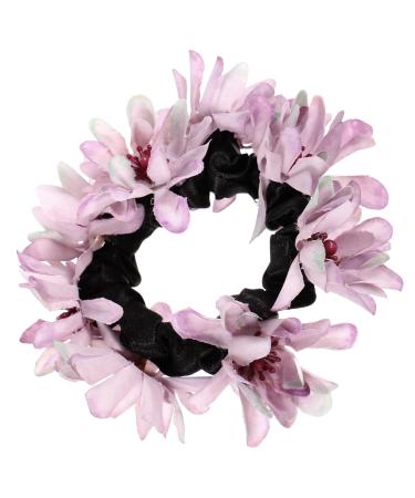 minkissy Artificial Flower Women's Hair Tie Elastic Hair Ties Rope Hair Ring Hair Scrunchies Colored Hair Ties Scrunchy Hair Bands Hair Rope Head Modeling Bridesmaid Fabric Ponytail