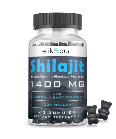 84 000 MG Organic Shilajit Gummies with 85+ Trace Minerals Fulvic Acid Shilajit for Men & Women Energy & Immune Support High Potency Gold Grade Sugar-Free Vegan 100% Natural 60 Gummies 60 Count (Pack of 1)