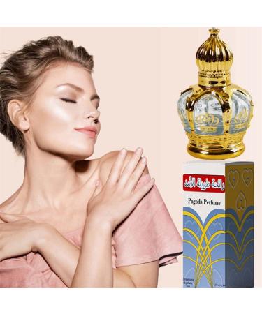 Arabic Perfume Arabic Eau de Parfum Fragrance for Women Classic Cologne Exclusive Fragrance for Men Exotic and Attractive 15ml (1pc) 0.5 Fl Oz (Pack of 1) Gold