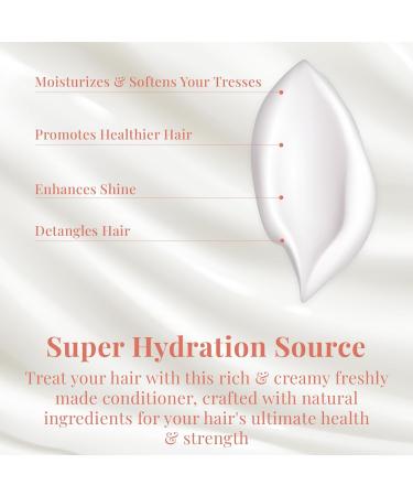 NaturAll Sea Moss & Chebe Anti Frizz Conditioner - Sulfate-Free Curl Hair Care for Dry Damaged Hair - Moisturizes Detangles & Reduces Breakage (8.5 Oz - Buy Online on GoSupps.com