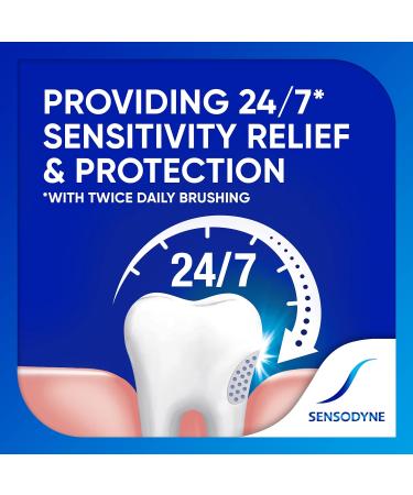 Sensodyne Extra Whitening Toothpaste 4oz x 3 & Soft Toothbrush Pack 2 Count Bundle - Buy Online on GoSupps.com