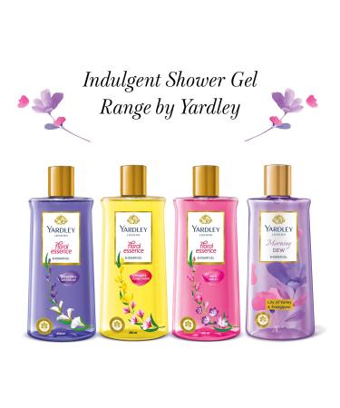 Yardley London Floral Essence Shower Gel Iris & Violet 250ml - Refreshing Fragrance for All Skin Types | International Shipping Available - Buy Online on GoSupps.com