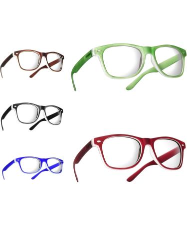 4Sold Reading Glasses & Sunglasses - Nerd Horn Glasses in Red & Black | Clear Vision International Shipping - Buy Online on GoSupps.com