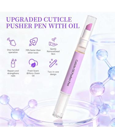 Stylo 2 en 1 d'huile pour cuticules repousse-cuticules stylo huile avec pointe en c ramique stylo huile cuticle stylo de soin des ongles coupe-cuticules pour ongles secs et ab m s (1 pi ce) 1 pi ce. - Buy Online on GoSupps.com