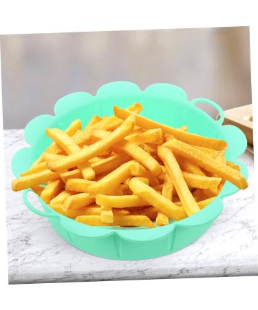 Alipis 4pcs Air Fryer Pan Airfryer Air Fryers Replacement Pot Multi-Function Air Fryer Basket Baking Mat Greenx4pcs 21X21X5.2CMx4pcs - Buy Online on GoSupps.com