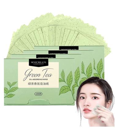 4 Packungen Gesichts-L schpapier Gr ntee labsorbierende Bl tter f r M nner Frauen 400 St ck Gesichts l Blotting Paper Gesicht Blotting-Papiere Face Oil Blotting Papers l-L schpapier Green Tea - Buy Online on GoSupps.com