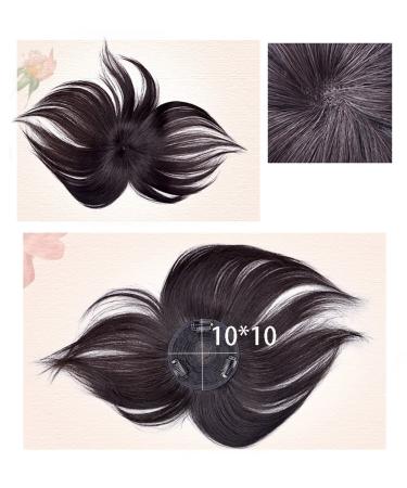 Buy Human Hair Toupee with Side Bangs for Women - 12 Inch Chestnut Brown Wig for Thinning Hair - International Shipping Available - Buy Online on GoSupps.com