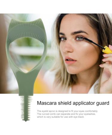 3 in 1 Eyelash Applicator Tool Mascara brush Applicator Mascara wand Mascara Shield and Eyelash Guard Important Makeup Accessories for Women Girls and Ladies Perfect for Daily Use and Parties Green - Buy Online on GoSupps.com