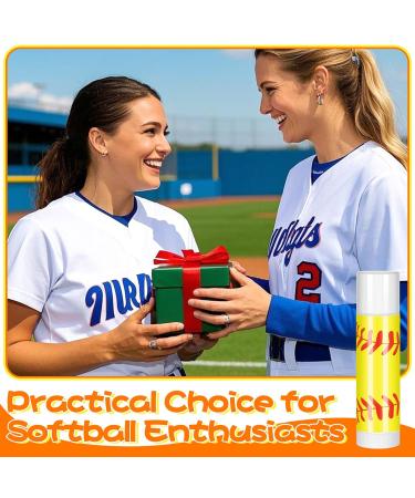 12Pack Softball Lip Balm for softball theme party Bulk Gifts Beeswax Moisturizing Lip balm Vanilla Flavor Plumping Chapstick for softball Team Girls kids Men Women Sports Lovers 12PCS Softball - Buy Online on GoSupps.com