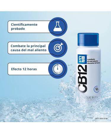 CB12 Enjuague Bucal Sol 250ml - Fresco Aliento y Protecci n Internacionalmente - Buy Online on GoSupps.com