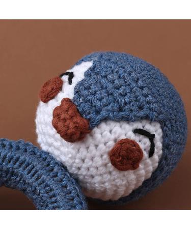 TIAN-K 3pcs Baby Shower Gift Set | Pacifier Chain Wooden Teether & Animal Rattle for Newborns - Buy Online on GoSupps.com