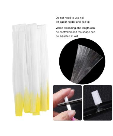 Buy 10pcs Nail Fiber Glass Extension Kit - Quick Extend Manicure Tool for Nail Salon (Yellow) - Buy Online on GoSupps.com