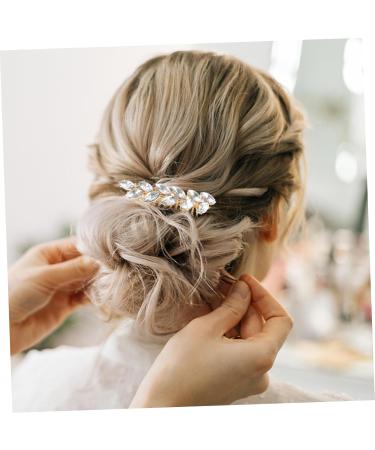 Angoily accessories hair comb bride hair clip Horse eye Fashion women's comb hairpin Crystal hair Diamond headgear girl hair side comb hair combs for women decorative - Buy Online on GoSupps.com