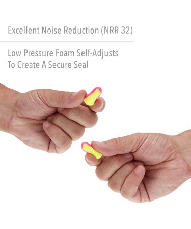 Howard Leight Laser Lite High Visibility Disposable Foam Earplugs - 100 Pairs - R-01205 - Perfect for Noise Reduction & Comfort - Buy Online on GoSupps.com