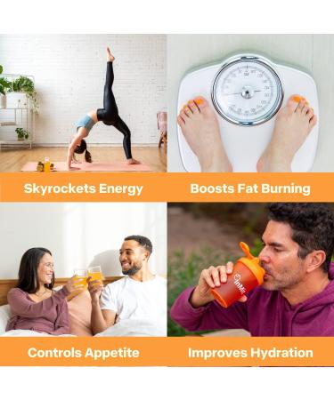 Daytime Intermittent Fasting Support Drink | Nourishing Blend with 9 Essential Ingredients & Electrolytes | Vegan, Gluten-Free, Non-GMO | Orange Citrus Flavor - Buy Online on GoSupps.com