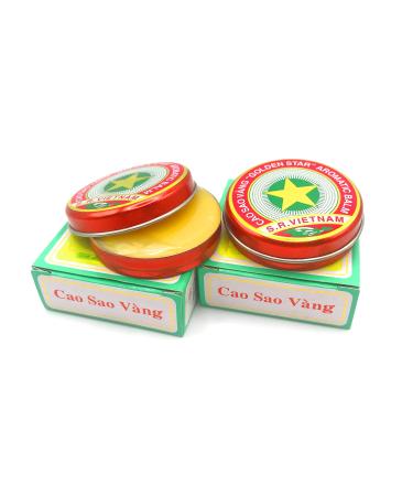 Birsppy Birsppy Golden Star Balm 20g Golden Star Aromatic Balm (2x10g) - Natural Remedies Essential Oils