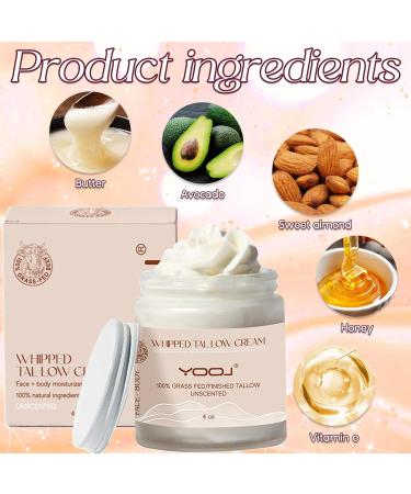 TaimeiMao Beef tallow cream Beef tallow moisturizer Natural lotion with sebum cream Balm with grassfed beef tallow for skin care of face and body for sensitive skin 1 piece - Buy Online on GoSupps.com