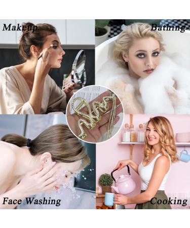 Rhinestone Tassel Metal Snake Hair Claw Clip - Glitter Gold Hair Accessory Barrette for Women and Girls - Buy Online on GoSupps.com