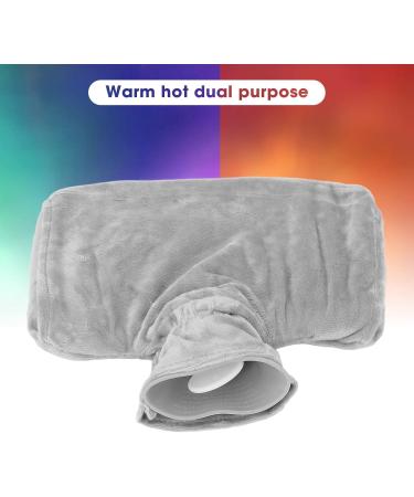 1500ml Hot Water Bottle & Water Spray Bottle - Large Capacity Gray Warmer for Neck Shoulders & Cramps - Lidl - Buy Online on GoSupps.com
