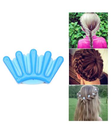 Portable Roller Hair Tool - DIY Bridal Braider Twist Maker in Blue | International Shipping - Buy Online on GoSupps.com