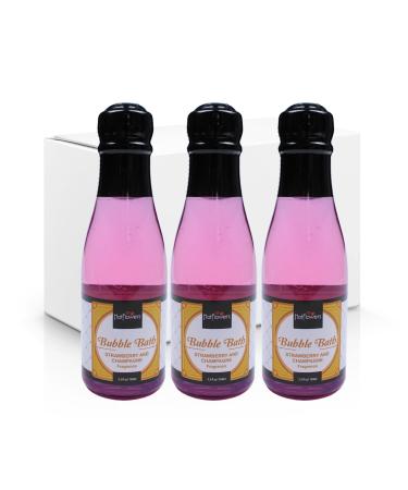 Hot Flowers Bubble Bath Scented Women and Men Bath Foam Products Relaxing Foaming and Moisturizing Adult Soak Special Small Champagne-Shaped Pet Bottle