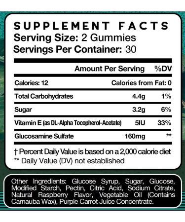 High Level Respawn Gummy - Natural Raspberry Flavor with Glucosamine and Vitamin E for Joint Health | 60 Gummies for Inflammation and Swelling Relief - Buy Online on GoSupps.com