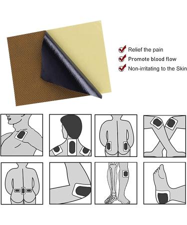 Footsihome Pain Relieving Patches - 40 Herbal Back Muscle Patches - Tiger Chinese Hot Patch for Muscle & Joint Heat Relief - 40 Pcs - Buy Online on GoSupps.com