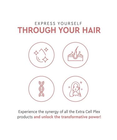 Extra Cell Plex Complete Hair Repair Kit - 5-Step Deep Repair for Damaged & Color-Treated Hair - Shampoo Conditioner Mask Spray Ampoule - International Shipping Available - Buy Online on GoSupps.com