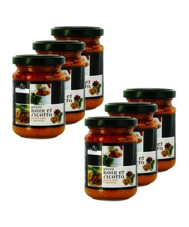 Antico Casale Lot 6x Pesto Noix et Ricotta - Antico Casale - pot 130g