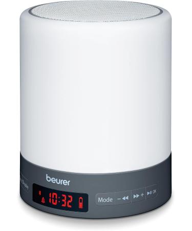 Beurer WL 50 Light Alarm Clock - LED Mood Light & Sunrise Sunset Simulation | Supports Sleep Rhythm | International Shipping - Buy Online on GoSupps.com